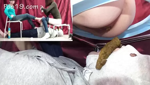 MilanaSmelly - Do a foot massage and eat our shit!