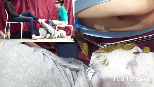 MilanaSmelly - Do a foot massage and eat our shit!