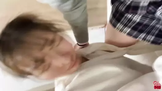 FF-653 02 Female teacher blackmailed and forced into scat