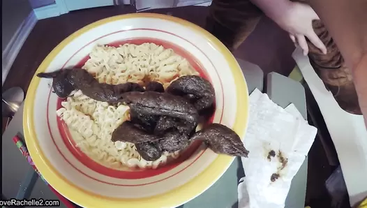 LoveRachelle - Poop Ramen… Delicious! EAT WITH ME Instructions