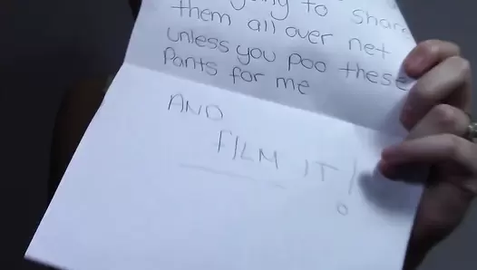 Evamarie88 - Blackmail Panty Poop