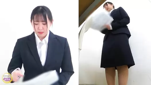 SL-616 04 Office ladies who have reached their excretion holding limits during business meeting. Farting, urinating and pooping