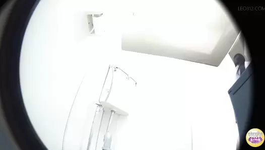 SL-619 05 Hidden camera: spectacular pooping views from the bottom of the public toilet