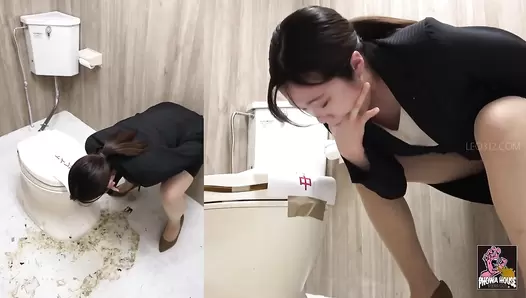 PGFD-096 05 Vomit voyeur: newcomer office ladies drinking too much alcohol, trying to fit in. VOL. 2