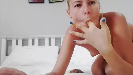 MissAnja - Daddy, Play with My Dirty Shitty Ass Finger Licking