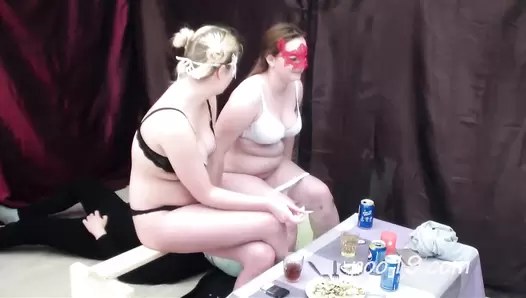 MilanaSmelly - Toilet slave quickly swallows shit of two girls