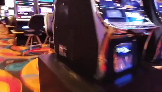 CandieCane - Peeing & Pooping on the Bathroom Floor of a Casino!