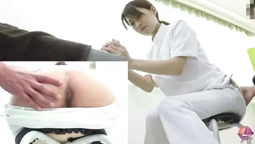 PP-206 01 Rookie female masseurs getting anally molested with finger, dildo and enema. VOL.2