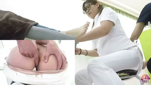 PP-206 02 Rookie female masseurs getting anally molested with finger, dildo and enema. VOL.2