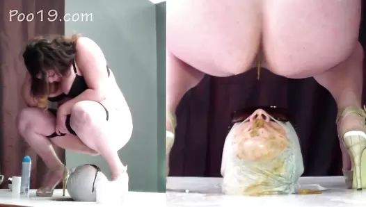 MilanaSmelly - 5 girls shit in my mouth. Part 5. Megan