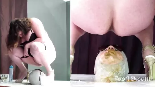 MilanaSmelly - 5 girls shit in my mouth. Part 5. Megan
