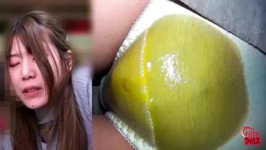 FF-650 07 A woman leaking diarrhea and feces on a crowded train