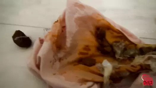 FF-650 07 A woman leaking diarrhea and feces on a crowded train