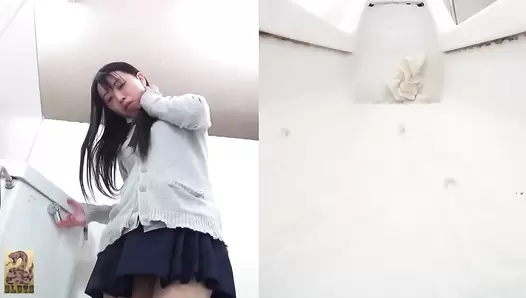 SR090 06 6 viewing angles of beautiful japanese schoolgirls farting and pooping on toilet. VOL. 3