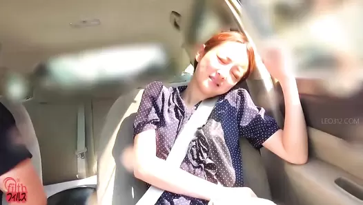 FF-631 02 Drunken woman defecating after enema assault