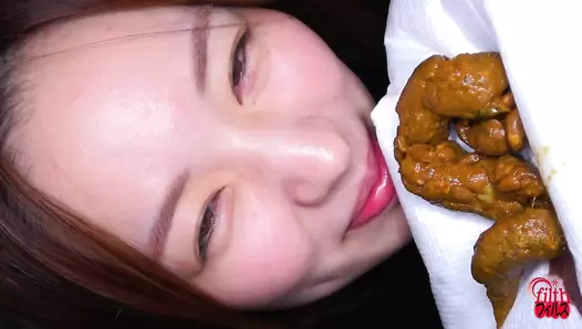 FF-647 05 Her first excretion documentary. VOL. 8 Hikaru Kizakura poops. (Sequel)