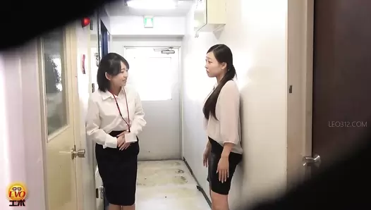 EE-748 05 New office lady’s rite of passage. Groping girls toilet scat assault!