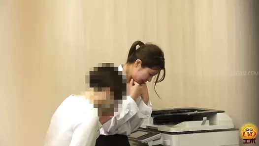 EE-748 04 New office lady’s rite of passage. Groping girls toilet scat assault!