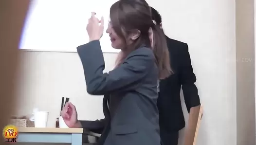 EE-748 02 New office lady’s rite of passage. Groping girls toilet scat assault!