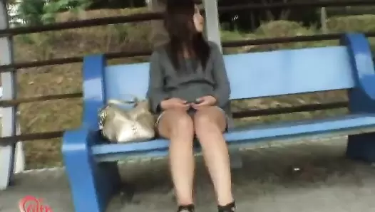 F57 03 Virtual POV excretion shot! Outdoor piss and poop at close range. VOL. 2