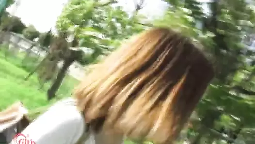F57 04 Virtual POV excretion shot! Outdoor piss and poop at close range. VOL. 2