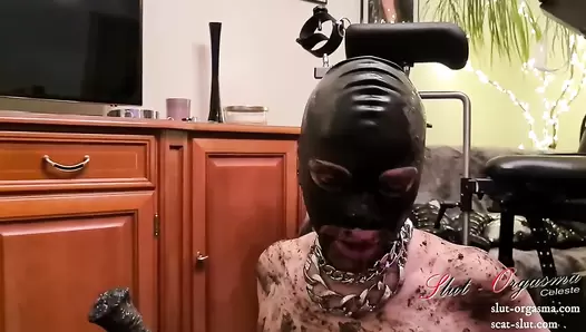 SlutOrgasma - Pantie pooping and shit dildo