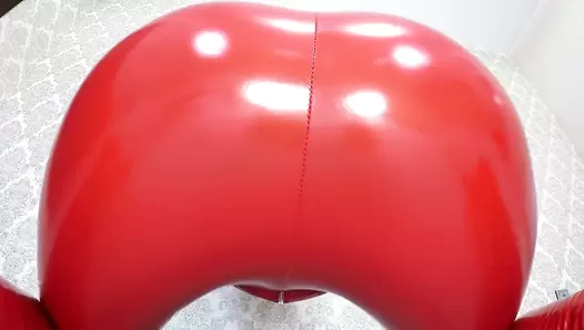 Scatdesire - Latex Shit Feet Smear