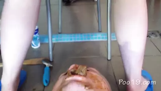 MilanaSmelly - Shit-eating machine for 6 girls