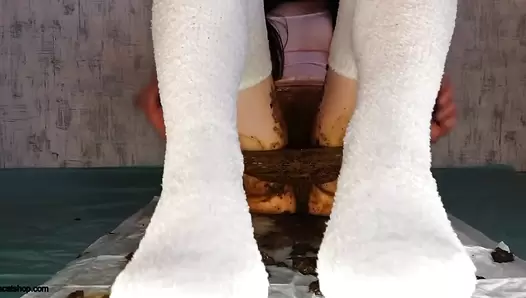 AnnaCoprofield - Pink Panties and Fluffy Socks