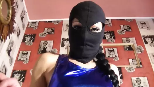 Mistress Anita - Mouth fill with kaviar and forced to swallow