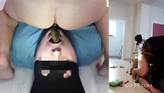 MilanaSmelly - My mouth was completely filled with hard shit