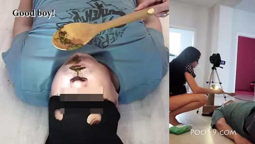 MilanaSmelly - My mouth was completely filled with hard shit