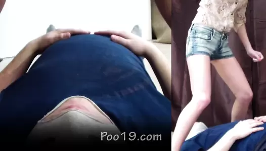 MilanaSmelly - Close contact with Christina's shit and urine