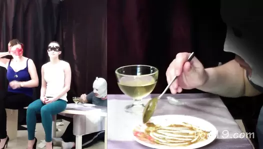 MilanaSmelly - 2 mistresses cooked a delicious shit breakfast for a slave