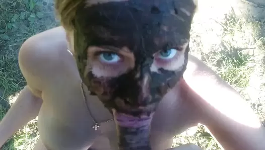 Brown wife - Public madness. Part 2