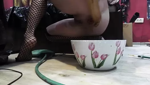 AnalDirtyQueen - Enema & Dirty Toy Fucking