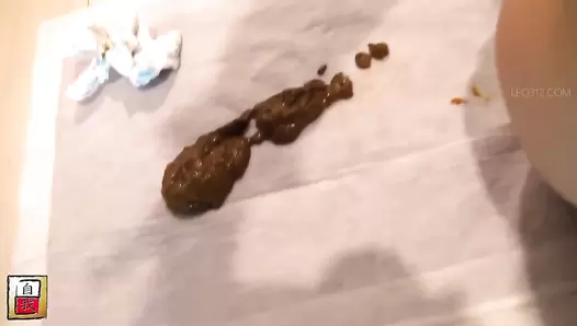 JG-547 04 Closely captured several days of poops. Filmed by Kasumi herself. Part 2 (2 year later)