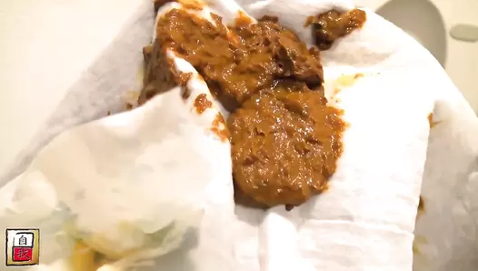 JG-547 04 Closely captured several days of poops. Filmed by Kasumi herself. Part 2 (2 year later)
