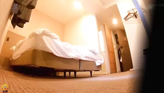 EE-727 07 Hidden camera at the business hotel: Office ladies shit during business trip