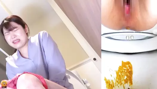 EE-727 06 Hidden camera at the business hotel: Office ladies shit during business trip