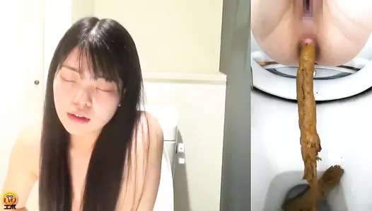 EE-727 03 Hidden camera at the business hotel: Office ladies shit during business trip