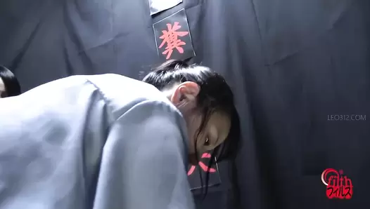 FF-624 04 Female student VS office lady. Exciting pooping showdown