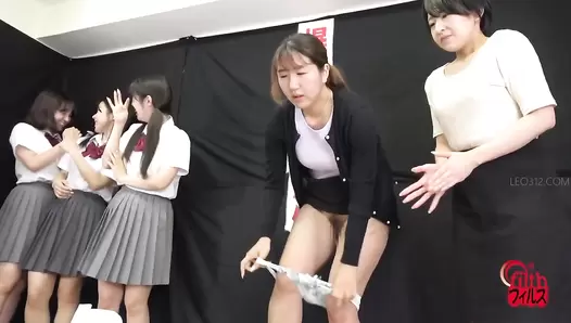 FF-624 01 Female student VS office lady. Exciting pooping showdown