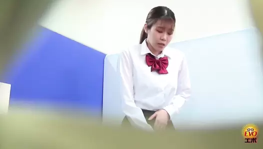 EE-713 04 Hidden shooting of schoolgirls: direct poop leakage with no panties on