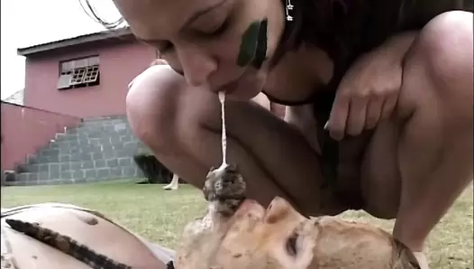 Lesbian Scat Military Girls - Scat Gang Bang