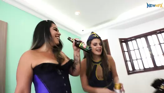 Carnival party: Unwelcome guest - Victoria, Nicole, Alana, Lisa Black