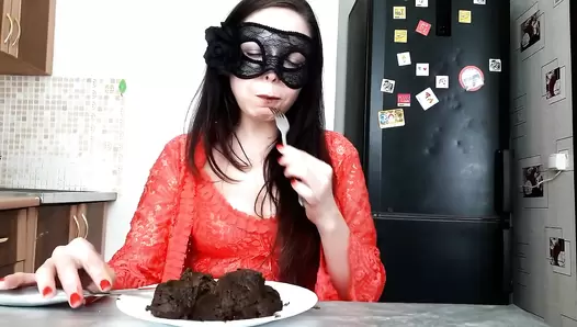 ScatLina - Xtreme Enormous Scat Swallow Without Camera Stop By Top Babe Lina
