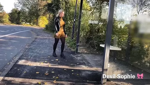 Devil Sophie - Violently Public on the main street shit on the bus stop seat - I was over