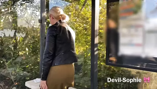 Devil Sophie - Violently Public on the main street shit on the bus stop seat - I was over