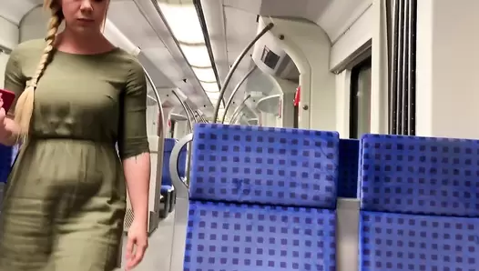 Devil Sophie - Public shitting in the train and pissing